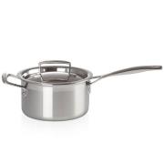 Le Creuset - 3Ply Kastrull med lock 16 cm 1,9 L