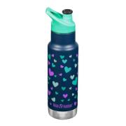 Klean Kanteen - Kid Classic Narrow Termosflaska 35,5 cl Navy Hearts