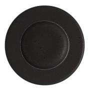 Modern House - Black Satin Tallrik Djup 29 cm Svart