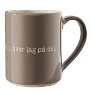 Design House Stockholm - Astrid Lindgren Mugg Brun Trarallanrallanlej