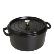 Staub - Gryta 6,7 L rund Svart