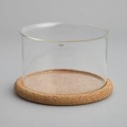 Boda Nova - SÅLD Glasskål med Korkunderlägg 16 cm