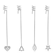 AIRies - Ljushållare 18 cm 4-Pack Silver