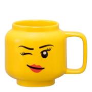 Lego - Mugg Blinkande lego figur 25,5 cl Gul