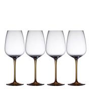 Lyngby Glas - Vienna Vinglas 53 cl 4-pack Amber