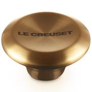 Le Creuset - Signature Stålknopp 57 mm Guld