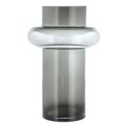 Lyngby Glas - Tube Vas 40 cm Smoke Glas
