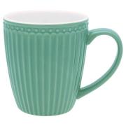 GreenGate - Everyday Alice mugg 40 cl dusty green