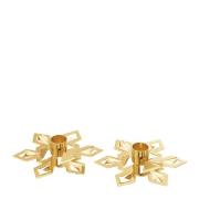 Georg Jensen - Jul 2024 ljusstake 2-pack guld