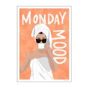 Poster & Frame - ByKammille poster 30x40 cm monday mood