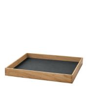 LIND DNA - Even teak bricka 29,4x29,4 cm nupo antracit