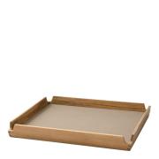 LIND DNA - Airy teak bricka 30,1x30,1 cm nupo clay brown