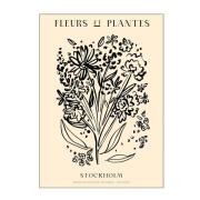 Poster & Frame - PSTR Studio poster 50x70 cm zoe fleurs et plantes bou...