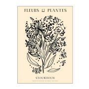 Poster & Frame - PSTR Studio poster 30x40 cm zoe fleurs et plantes bou...