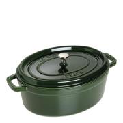 Staub - Gryta 6,7 L oval Grön