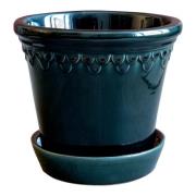 Bergs Potter - Köpenhavner Kruka/fat 16 cm Blå petroleum