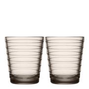 iittala - Aino Aalto Glas 22 cl 2-pack Linne