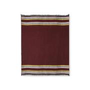 Doris Fluffig Filt 130x150 cm Akryl/Ull Burgundy