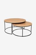 Nordic Furniture Group - Soffbord Muran, set om 2 - Natur - Soffbord -...