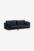 Venture Home - Soffa Boel, 3-sits - Svart - 3-sits soffor - Från Homer...