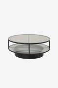 Furniture Fashion - Soffbord Falsterbo, Diameter 100 cm - Transparent ...