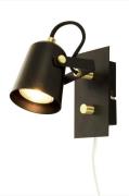 Aneta Lighting - Vägglampa Metz - Svart - Vägglampor - Från Homeroom