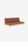 Karup Design - Base Bäddsoffa Tre sittplatser - Brun - Bäddsoffor - Fr...