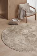 &Home - Ryamatta Lugo Round - Beige - Lugg & ryamattor - Från Homeroom