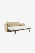 Kave Home - Bäddsoffa Tanit, 3 sits - Brun - Bäddsoffor - Från Homeroo...
