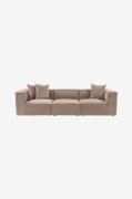 Homitis - Soffa 3-sits Lily - Brun - 3-sits soffor - Från Homeroom