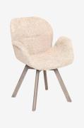 Nordic Furniture Group - Matstol Bjerke ek g 2-pack - Beige - Karmstol...