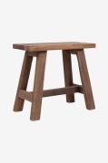 House Nordic - Bänk Barcelona, teak, 50x25xh45 cm - Brun - Bänkar - Fr...