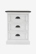 NovaSolo Furniture - Nattduksbord Halifax Accent - Vit - Sängbord - Fr...