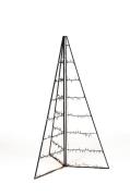 Konstsmide - Dekoration metall pyramid LED 150cm - Svart - Dekorativ j...