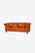 Venture Home - Soffa, Valleta 3-sits - Orange - 3-sits soffor - Från H...