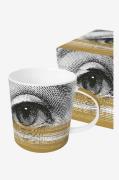 Paperproducts Design - Mugg Golden Eye Trend 40 cl - Vit - Koppar & mu...