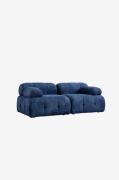 Hanah Home - 2-sits soffa Muffin - Blå - 2-sits soffor - Från Homeroom