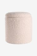 NORDFORM - PUFF Ø36 H40 CM - Vit - Fotpallar & puffar - Från Homeroom