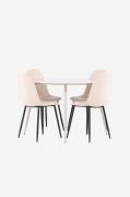Venture Home - Plaza matbord med Polar matstol - Beige - Matgrupper - ...