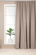Hasta - Bouclé Gardin Extra Bred Hilma 268x280cm - Brun - Veckbandslän...