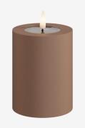 DeluxeHomeart - LED utomhuspelarljus 7,5x10 cm - Brun - Dekorationsbel...