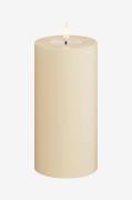 DeluxeHomeart - LED-pelarljus 7,5x15 cm - Vit - Ljus - Från Homeroom