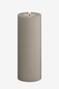 DeluxeHomeart - LED-pelarljus 7,5x20 cm - Beige - Ljus - Från Homeroom