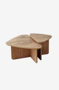 Hanah Home - Soffbord uppsättning-Ballare - Brun - Soffbord - Från Hom...