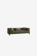 Hanah Home - Soffa med 3 sittplatser Gio - Grön - 3-sits soffor - Från...