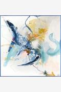 Malerifabrikken - Confidential Blue / Blandad målning / 100 X 100 cm -...