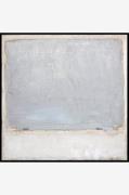 Malerifabrikken - Design Målning / Blue Inside / 100x100 Cm / Svart ra...