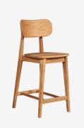 Wood Furniture - Barstol Paula Wooden , ek, 64 cm - Brun - Barstolar &...