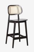 Wood Furniture - Barstol Lula Black Cane , 66 cm - Svart - Barstolar &...