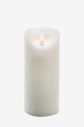 Konstsmide - B/O Vaxljus, 7,5x17,5cm - Vit - Dekorativ julbelysning - ...